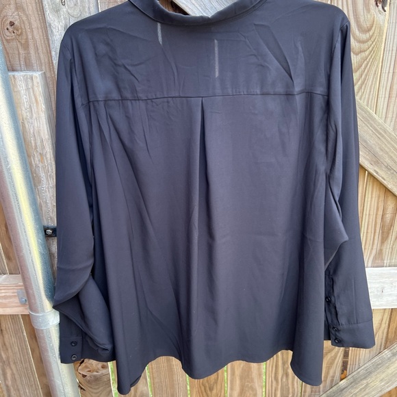 👗Torrid Long sleeve black blouse ( part of 3 for $25 promo) - Picture 11 of 11